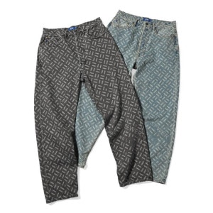 LFYT エルエフワイティー LASER PROCESSED 5 POCKET WASHED DENIM PANTS BAGGIE FIT デニムパンツ バギーフィット LS241103【60%オフ】