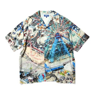 LFYT エルエフワイティー OLD NEW YORK S/S SHIRT -90s WONDER WHEEL- 半袖開襟シャツ LS240204【30%オフ】|トップス|アイテムから探す