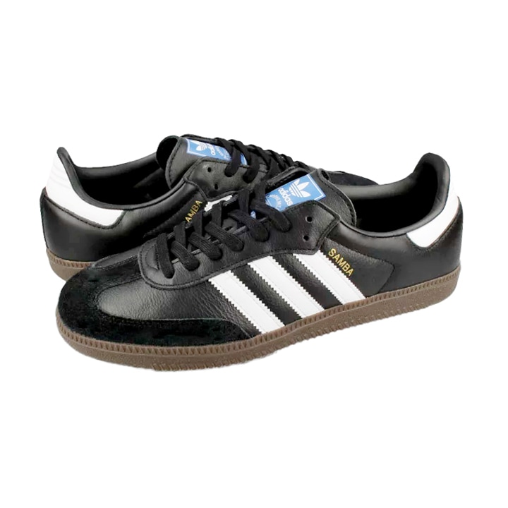 adidas アディダス SAMBA OG スニーカー CORE BLACK/RUNNING WHITE ホワイト/コアブラック/クリアグラナイト B75807【20%オフ】