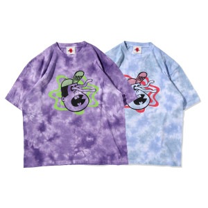 PUNK DRUNKERS パンクドランカーズ 目飛男タイダイBIG.TEE 半袖Tシャツ PDS-24078|トップス|アイテムから探す