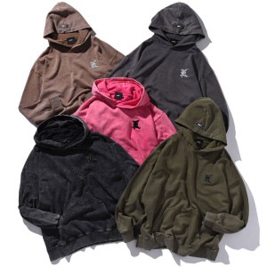 EL REIGN エルレイン GORE LOGO WASH HOODIE プルオーバーパーカー EL24AW-06|トップス|アイテムから探す