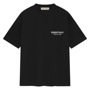 Fear of God ESSENTIALS フィアオブゴッド エッセンシャルズ Classic Fit T-Shirt JET BLACK 半袖Tシャツ 125AS254190F|新着から探す