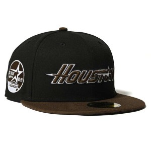 NEW ERA ニューエラ HOUSTON ASTROS ヒューストンアストロス CO 35TH ANNIV 59FIFTY キャップ BLACK/WALNUT ブラック 70930072|帽子|アイ