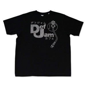 Def Jam Cafe デフジャムカフェ CHRYSTAL TSHIRT 半袖Tシャツ BLACK ブラック
