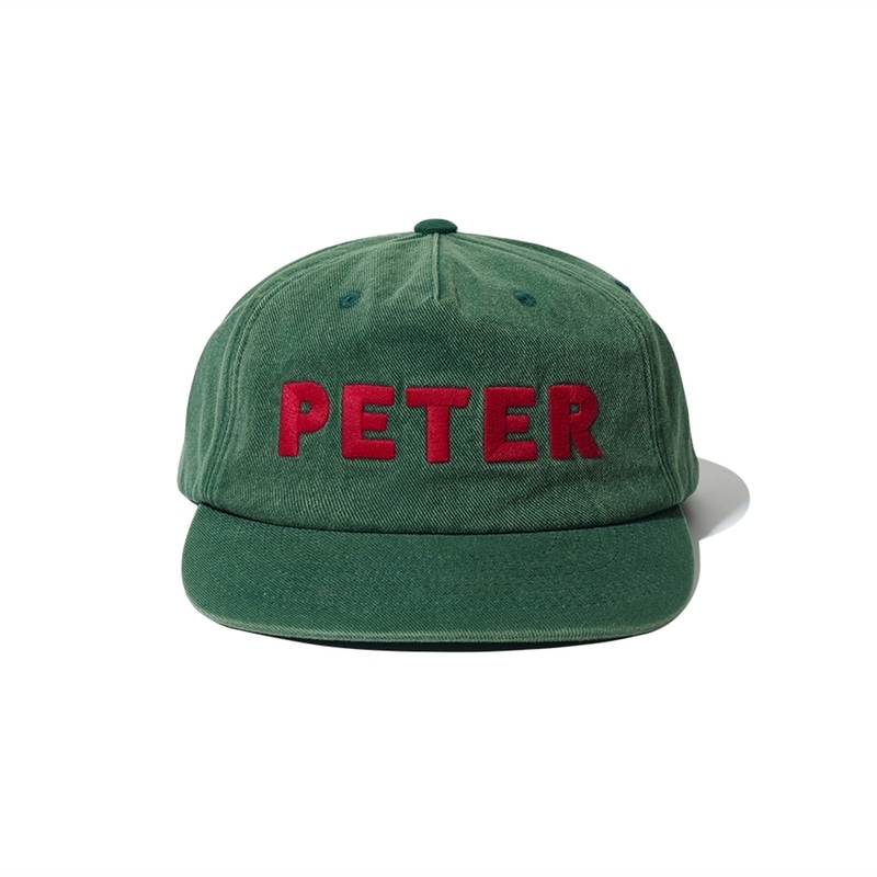 MY NAME IS PETER マイネームイズピーター 5-PANEL PETER CAP - GREEN キャップ