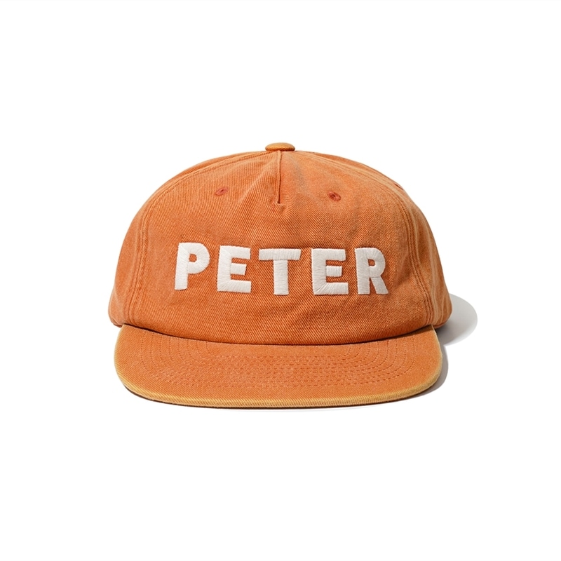 MY NAME IS PETER マイネームイズピーター 5-PANEL PETER CAP - ORANGE キャップ