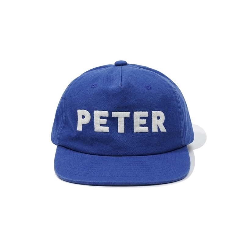 MY NAME IS PETER マイネームイズピーター 5-PANEL PETER CAP - BLUE キャップ