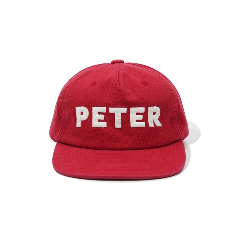MY NAME IS PETER マイネームイズピーター 5-PANEL PETER CAP - RED キャップ