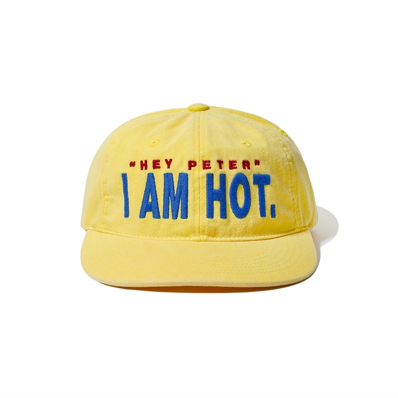 MY NAME IS PETER マイネームイズピーター 6-PANEL I AM HOT CAP - YELLOW キャップ