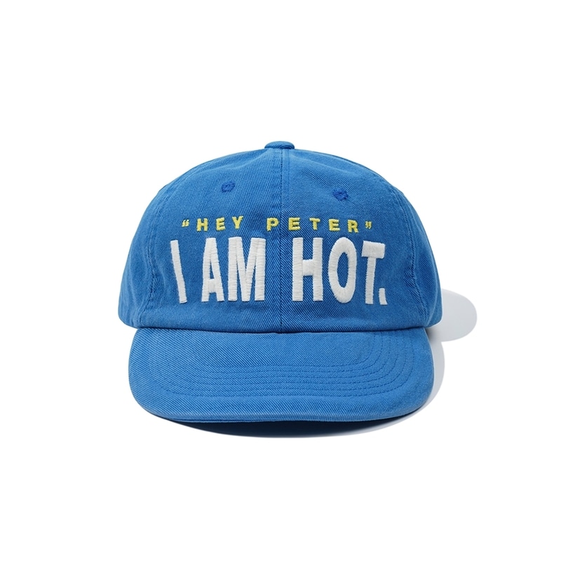 MY NAME IS PETER マイネームイズピーター 6-PANEL I AM HOT CAP - BLUE キャップ
