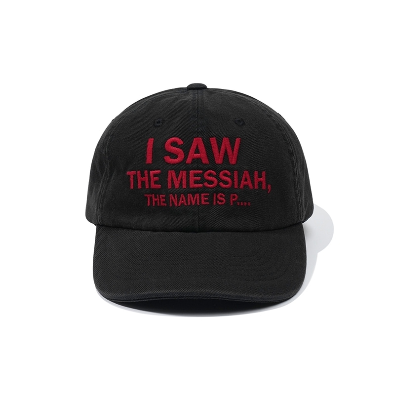 MY NAME IS PETER マイネームイズピーター 6-PANEL MESSIAH CAP BLACK キャップ