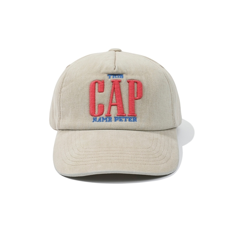 MY NAME IS PETER マイネームイズピーター 5-PANEL THIS ’CAP’ BEIGE キャップ