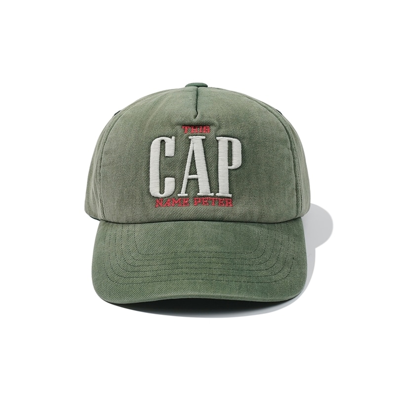MY NAME IS PETER マイネームイズピーター  5-PANEL THIS ’CAP’ GREEN キャップ