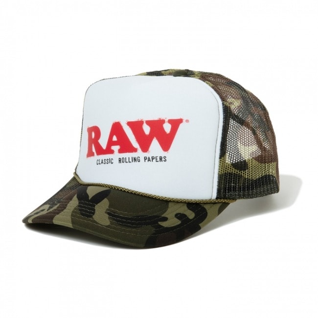 RAW ロウ TRUCKER CAP DUCKCAMO メッシュキャップ