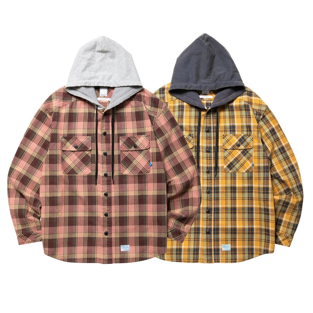 Liberaiders リベレイダーズ HOODED PLAID SHIRT 長袖シャツ 771032503