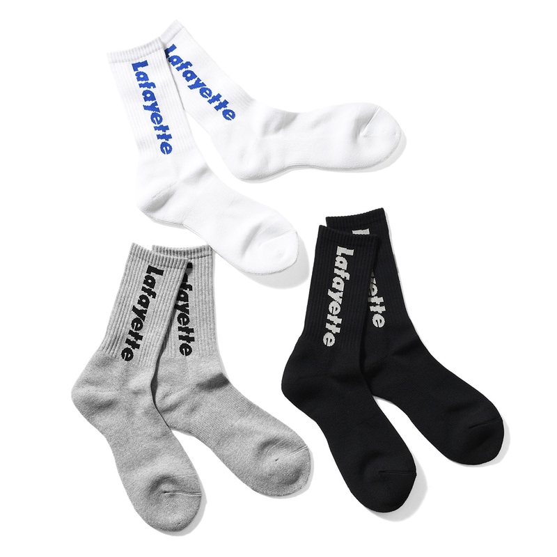 LFYT エルエフワイティー Lafayette LOGO CREW SOCKS ソックス LA252101