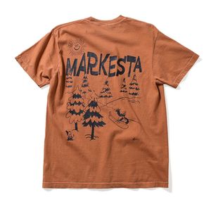 MARKESTA × RYU AMBE マーケスタ × リュウ・アンベ “SNOWBOARDING KAWASEMI” S/S TEE 半袖Tシャツ|Tシャツ/カットソー|アイテムから探す