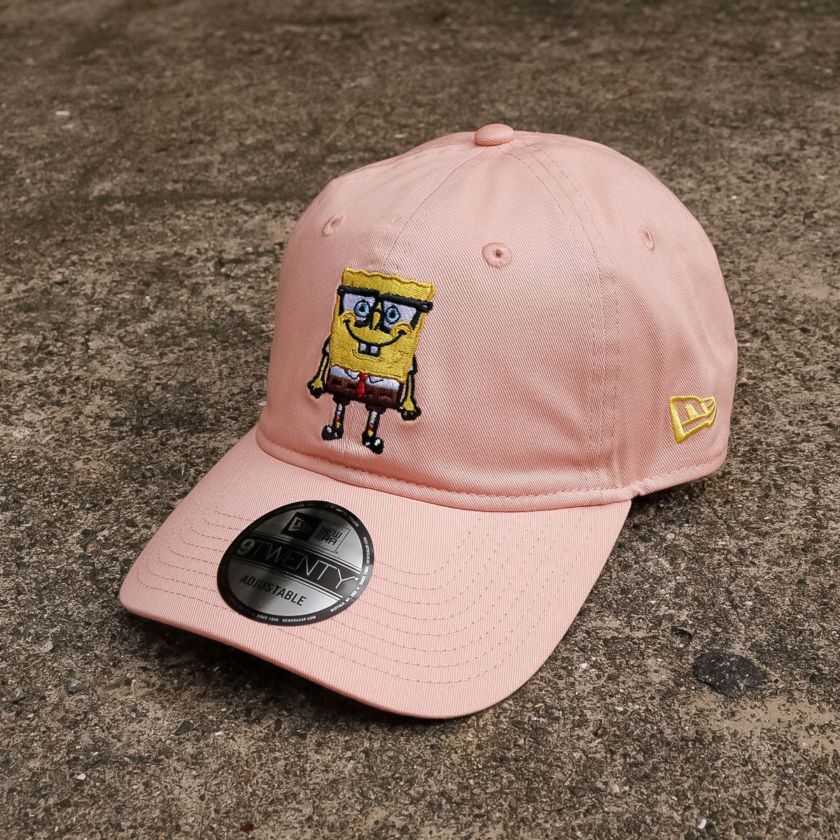 New Era × Nickelodeon ニューエラ×ニコロデオン SPONGEBOB PATRICK SALMON PINK--OSFA キャップ 