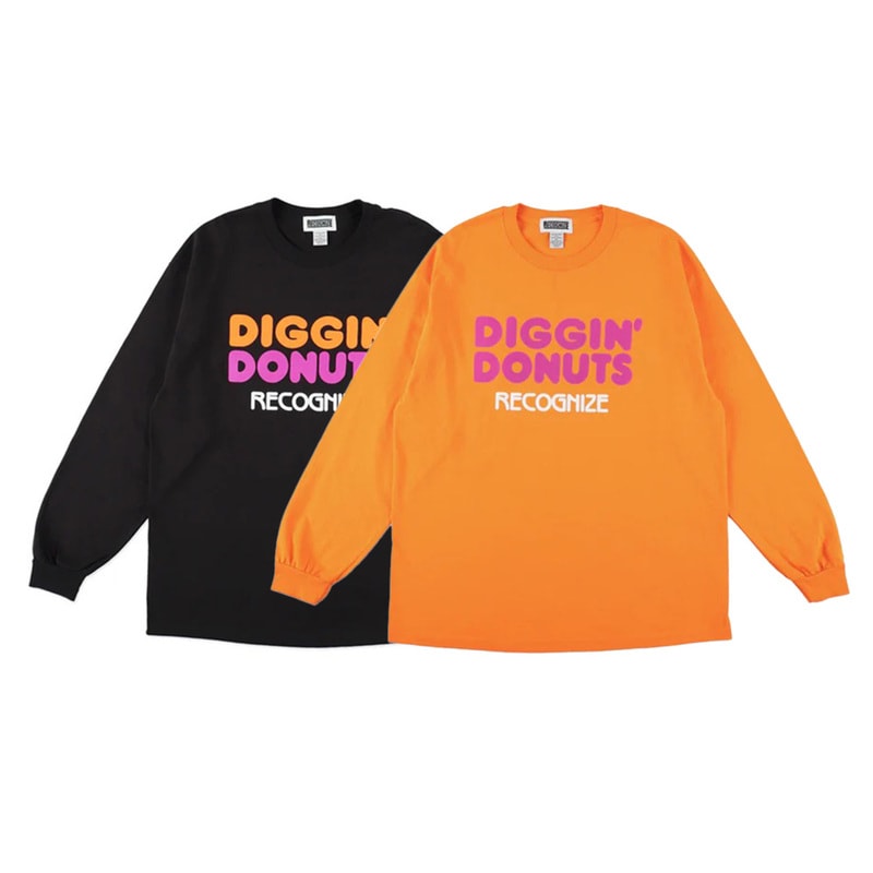 RECOGNIZE レコナイズ DIGGIN’ DONUTS LS 長袖Tシャツ