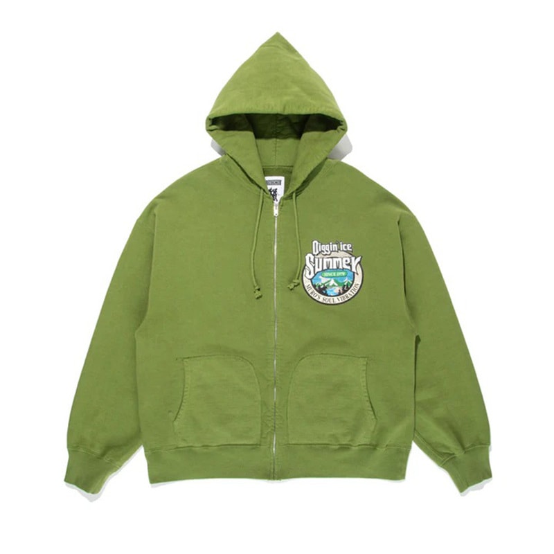 RECOGNIZE レコナイズ DIGGIN’ ICE 97 ZIP HOODIE ジップフーディー RCG251-DI9ZH