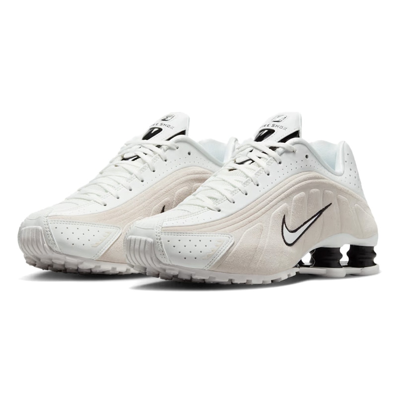NIKE ナイキ W SHOX R4 SUMMIT WHITE/BLACK-L スニーカー HQ7739-100 