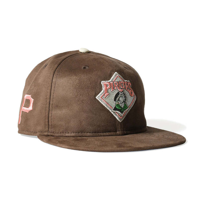 NEW ERA ニューエラ PITTSBURGH PIRATES CO 59FIFTY SB SUEDE BROWN キャップ 14881983