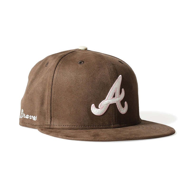 キャップ | NEW ERA ニューエラ ATLANTA BRAVES CO 59FIFTY SUEDE BROWN キャップ 14882007