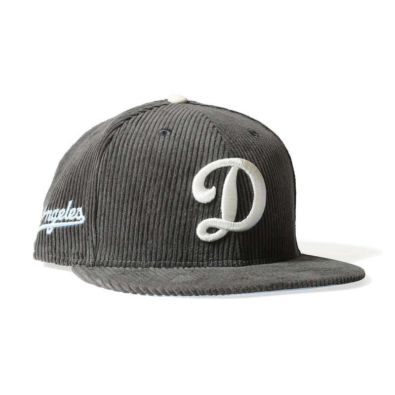 NEW ERA ニューエラ LOS ANGELES DODGERS CO D LOGO  8WCORD RC 59FIFTY GRAY キャップ 14881998