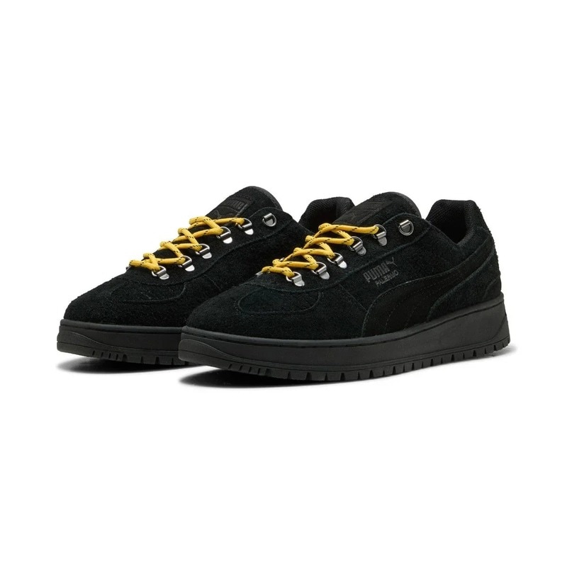 PUMA プーマ PALERMO ALPINO FUZZY PUMA BLACK-YELLOW SIZZLE スニーカー 403699-01