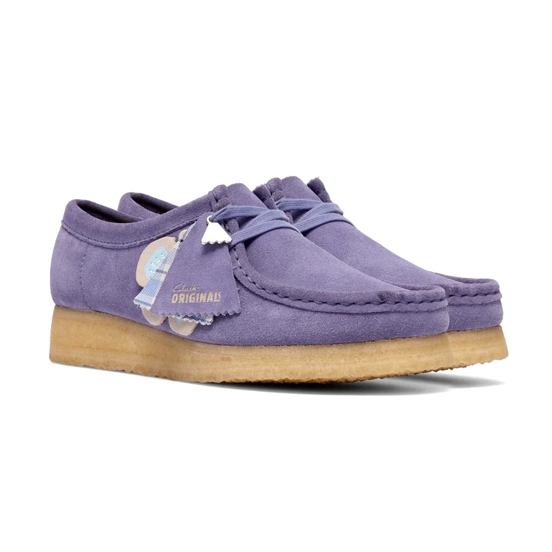 シューズ | Clarks クラークス Wallabee. Purple Interest スニーカー 26186542
