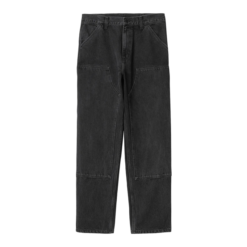 デニム ハーフパンツ | CARHARTT カーハート DOUBLE KNEE PANT BLACK STONE WASHED パンツ I032699-8906