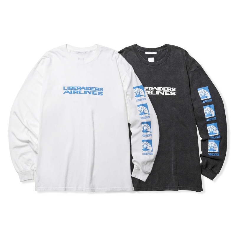 長袖 Tシャツ | LIBERAIDERS リベレイダーズ AIRLINE L/S TEE ロングティーシャツ 735052601