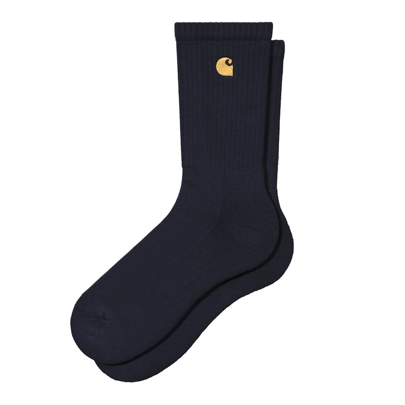 CARHARTT カーハート CHASE SOCKS Dark Navy / Gold ソックス I036747-00HXX