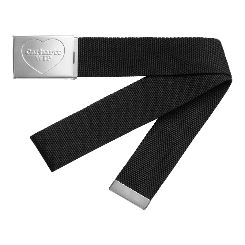 CARHARTT カーハート HEART CLIP BELT Black / Silver ベルト I034631-0M4XX