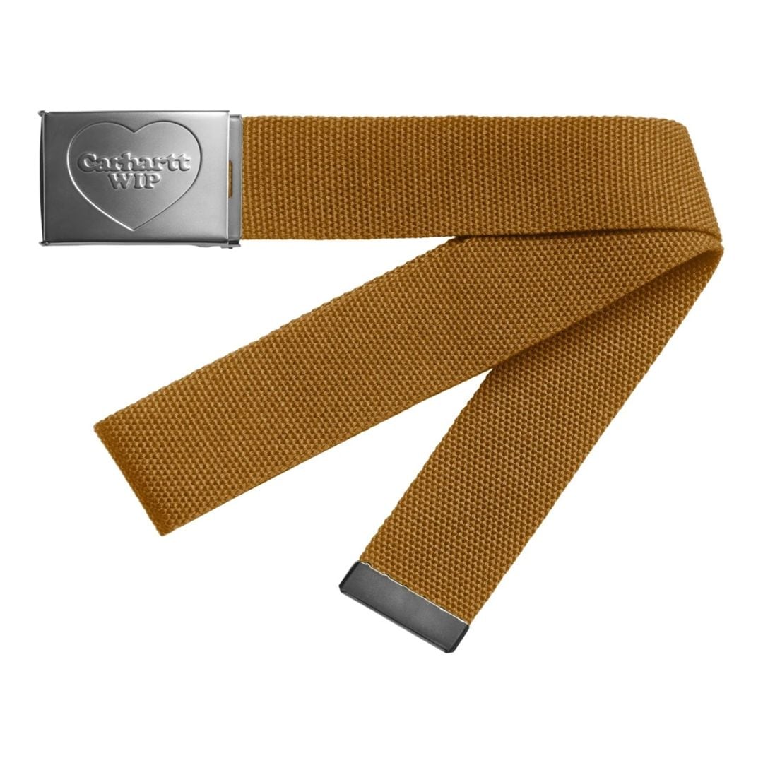 CARHARTT カーハート HEART CLIP BELT Hamilton Brown / Silver ベルト I034631-3QGXX