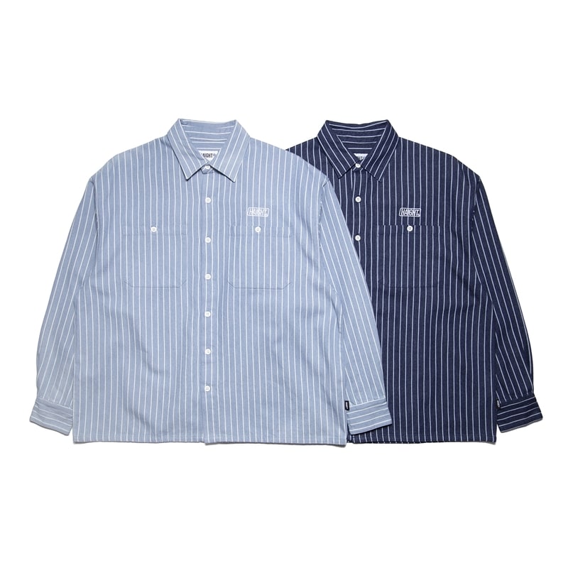 HAIGHT ヘイト STRIPE DENIM SHIRT デニムシャツ HTSS-264001