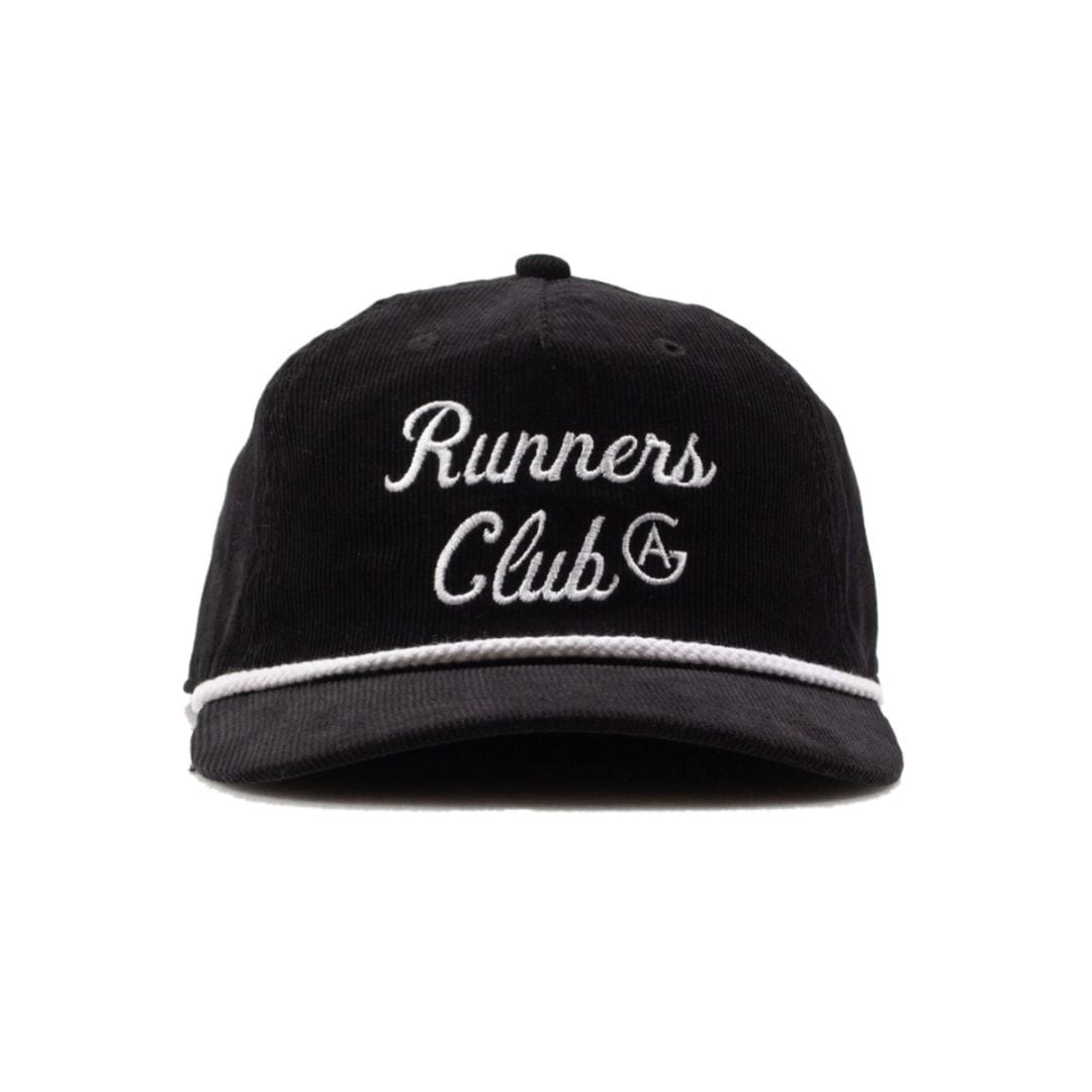 ACAPULCO GOLD アカプルコゴールド RUNNERS CLUB CORDUROY BOAT CAP BLACK/WHITE キャップ