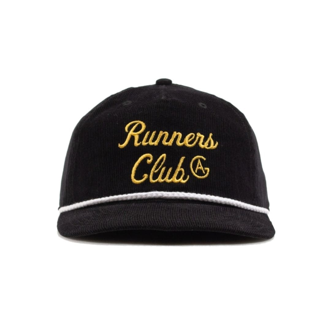 ACAPULCO GOLD アカプルコゴールド RUNNERS CLUB CORDUROY BOAT CAP BLACK/YELLOW キャップ