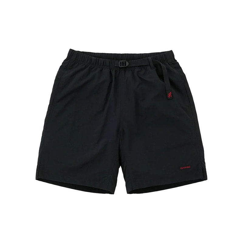 Gramicci グラミチ NYLON PACKABLE G-SHORT BLACK ナイロンショーツ G6SM-P082