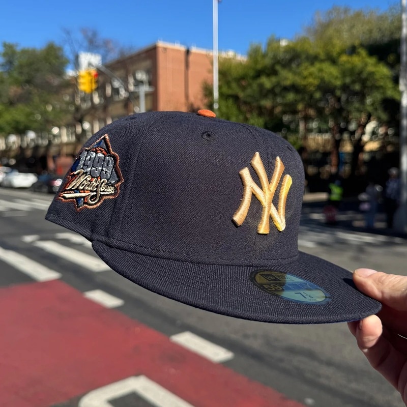 NEW ERA ニューエラ Noho Nati Blue UV Exclusive New York Yankees 1999 WS Navy 59Fifty キャップ 70979153