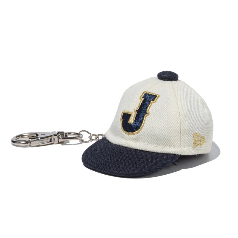 NEW ERA ニューエラ CAP KEYHOLDER J LOGO CHR NVY キーホルダー 14948189