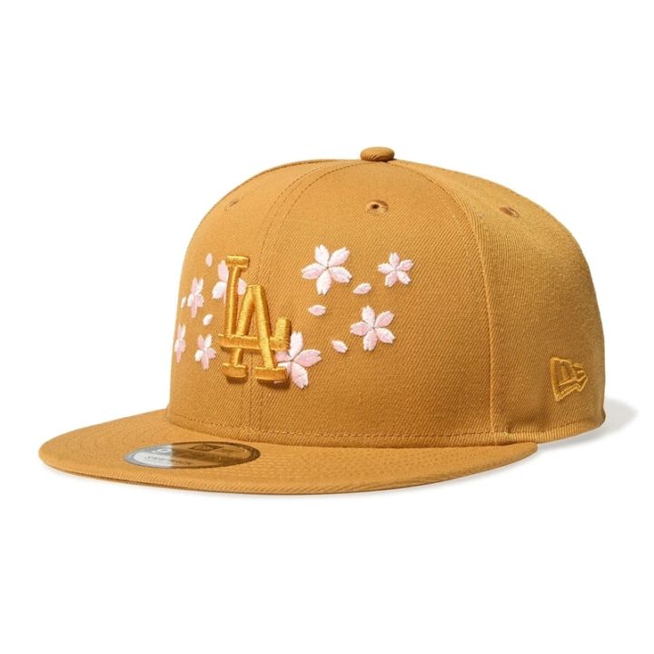 NEW ERA ニューエラ LOS ANGELES DODGERS CO SAKURA 9FIFTY PANAMA TAN キャップ 71027538