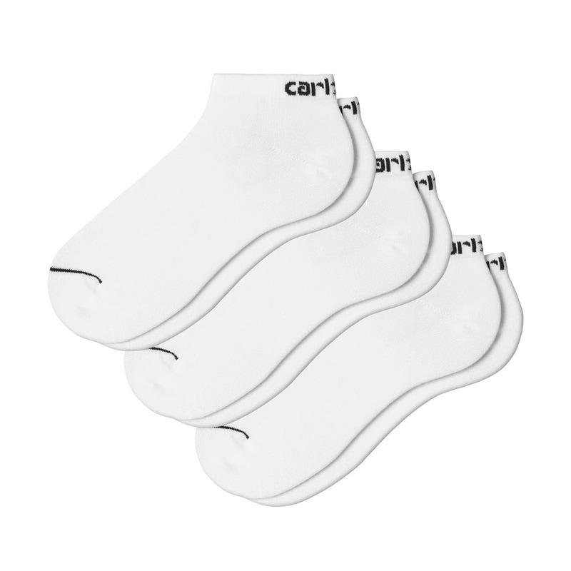 アンダーウェア/レッグウェア | CARHARTT カーハート SCRIPT SNEAKERS SOCKS White / Black ソックス I036749-1ZJXX