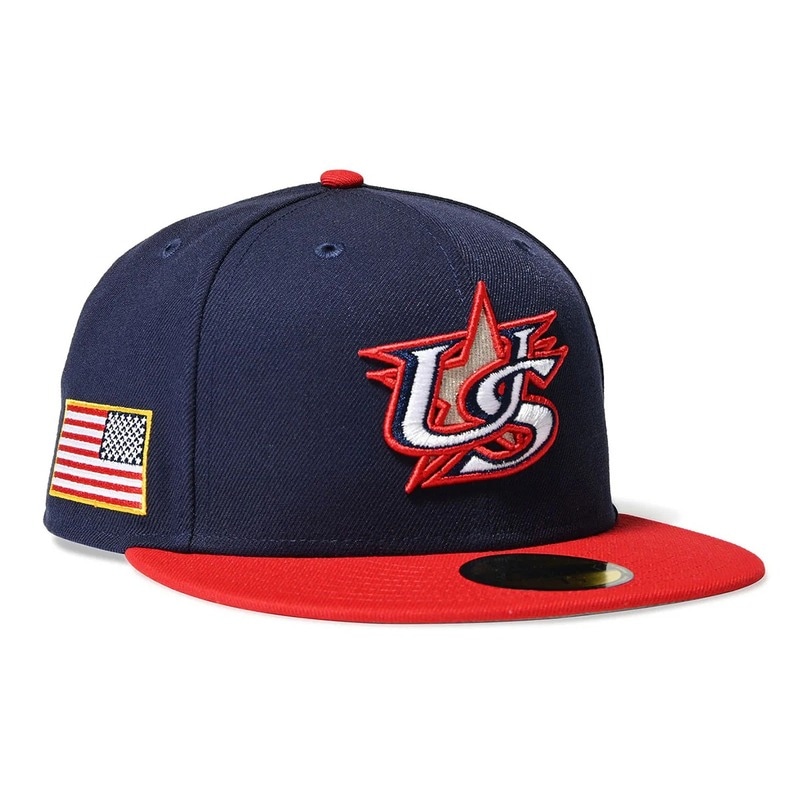 NEW ERA ニューエラ WBC 2026 USA 59FIFTY LTNAVY/SCARLET キャップ 14948238