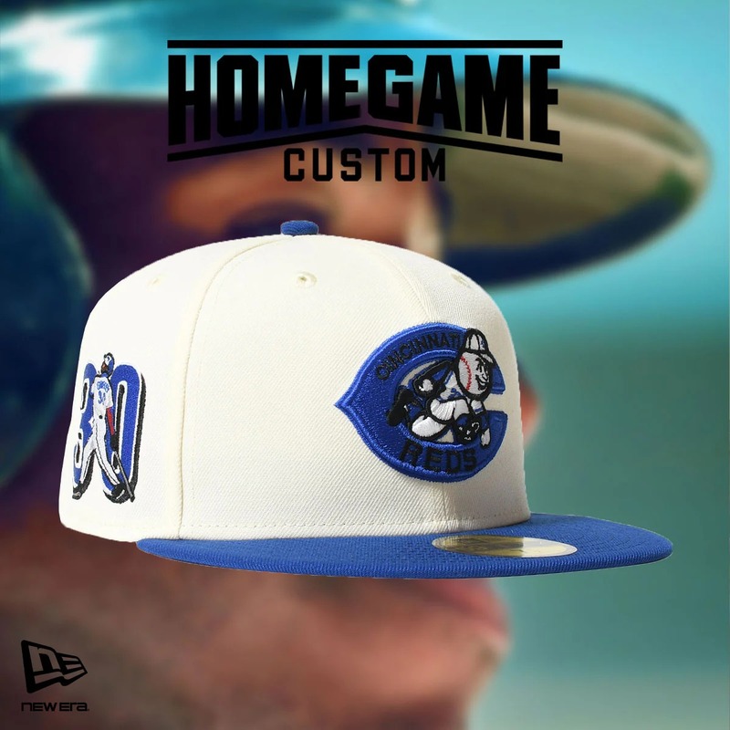 NEW ERA ニューエラ CINCINNATI REDS CO KEN GRIFFEY JR 30 59FIFTY CHROME/LRYL キャップ 71024207