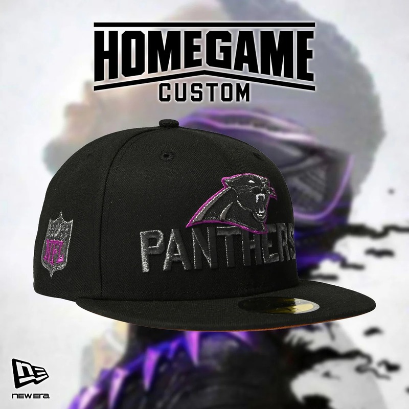 NEW ERA ニューエラ CAROLINA PANTHERS CO NFL SHIELD 59FIFTY BLACK キャップ 71024204