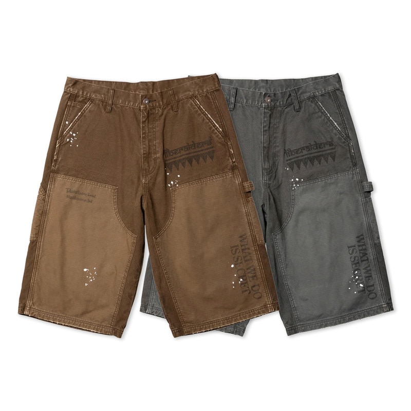 ミリタリー ハーフパンツ | Liberaiders リベレイダーズ HANDWRITING CANVAS WORK SHORTS ハーフパンツ 738022601