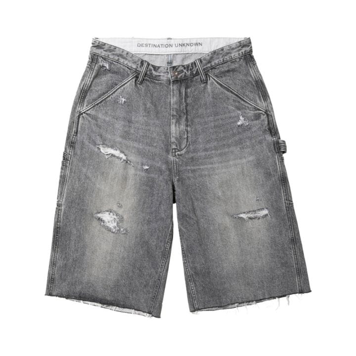 デニム ハーフパンツ | Liberaiders リベレイダーズ DAMAGED DENIM BUGGY SHORTS バギーデニムショーツ 738032601