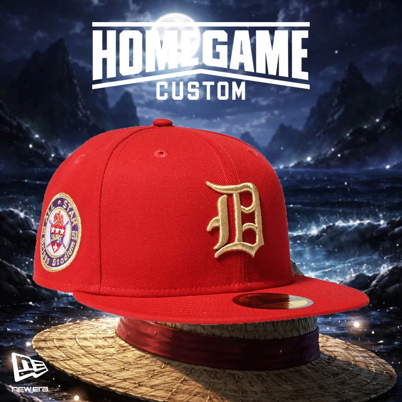 NEW ERA ニューエラ DETROIT TIGERS CO 1951 ALL STAR BRIGGS STADIUM 59FIFTY SCARLET キャップ 71025005