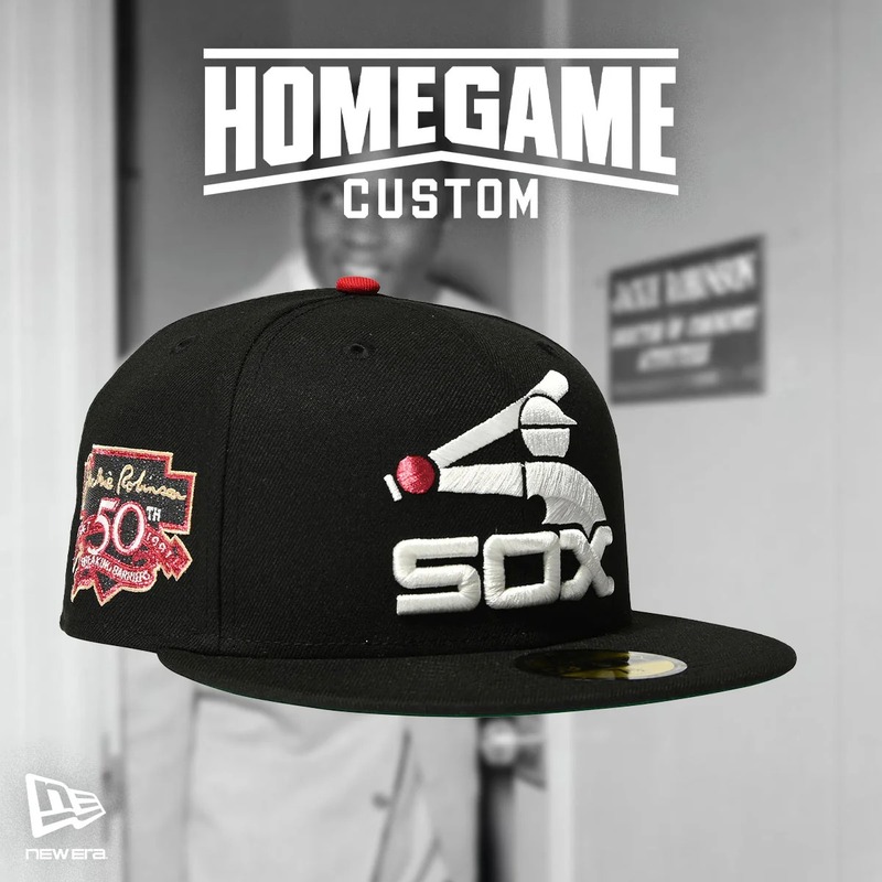 NEW ERA ニューエラ CHICAGO WHITE SOX CO J.ROBINSON 50TH 59FIFTY BLACK キャップ 71025009
